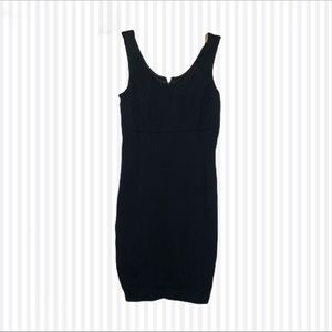 3/$30 Black Zippered Body con Dress